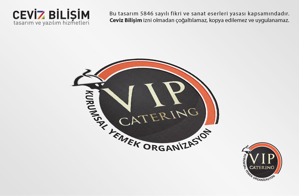 Vip Catering Logo Tasarımı 
