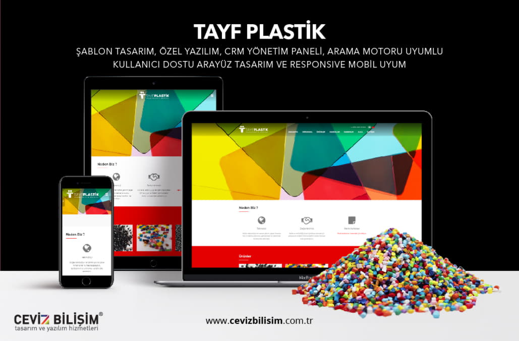 Tayf Plastik Boya İnternet Sitesi Tasarımı