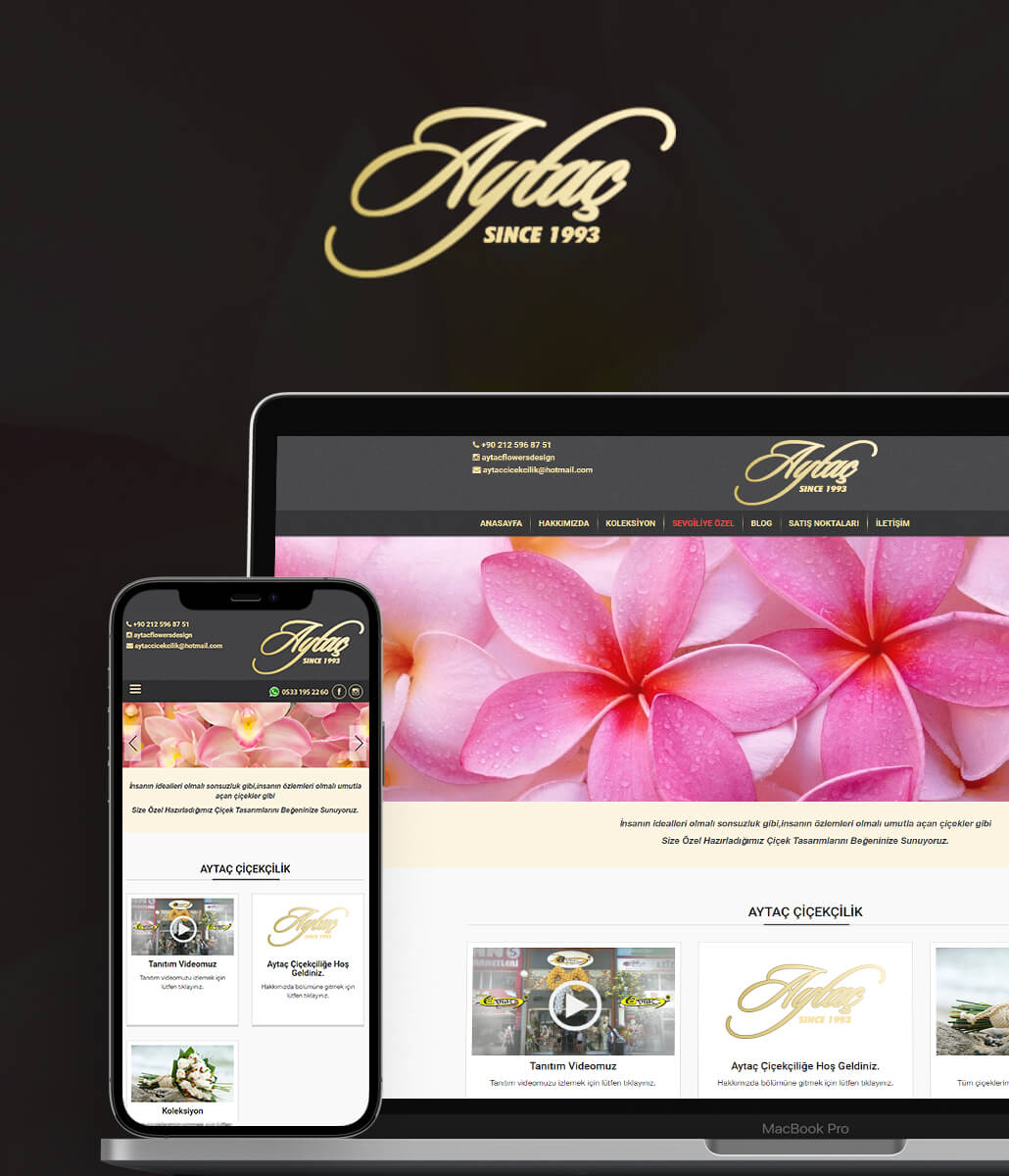 Aytaç Çiçekçilik Web Tasarımı